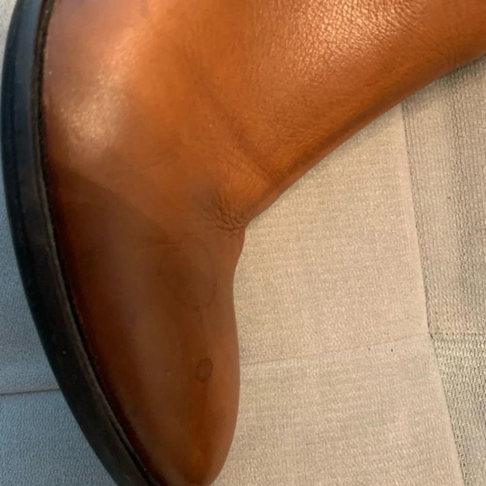 Lavorazione Artigianale Riding equestrian Knee High Leather Boots Shoes Brown 37